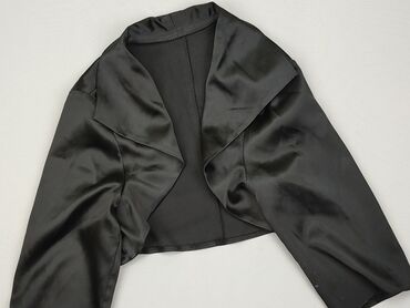 czarne bluzki z bufiastymi rękawami: Блуза жіноча, L, стан - Хороший