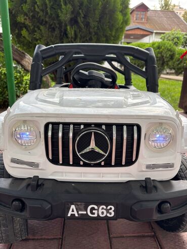 детские мотоциклы на аккумуляторе: Uşaq üçün elektrikli miniatür avtomobil – “A‑G63” nömrə nişanlı, ağ