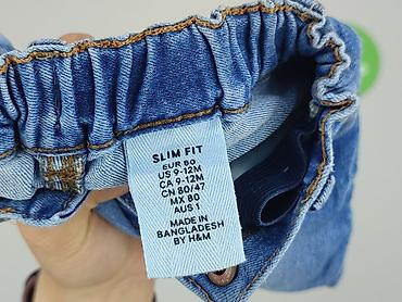 bluza marvel hm: Spodnie jeansowe, H&M, 9-12 miesięcy, stan - Bardzo dobry — 4