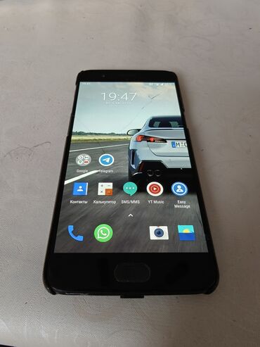 телефон буушний: OnePlus 5, Колдонулган, 4 ГБ, түсү - Кара, 2 SIM