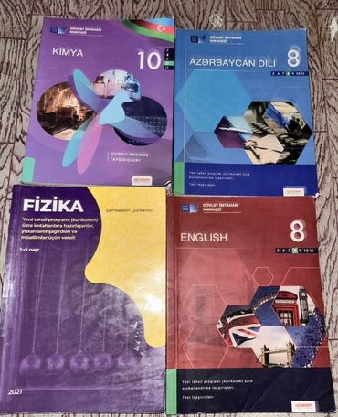 Testlər: Dim kitabları yenidirlər. riyaziyyat, ingilis dili, Azərbaycan dili