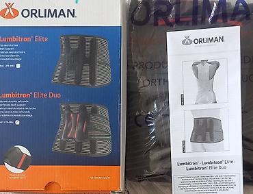 ORLIMAN Lumbitron Elite Duo – bel və sakrolomber dəstək kəməri