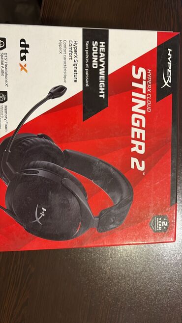 mikrofon kalonka: Qulaqlıq HyperX Cloud Stinger 2 Core Black PC. Orginaldır Qutusu