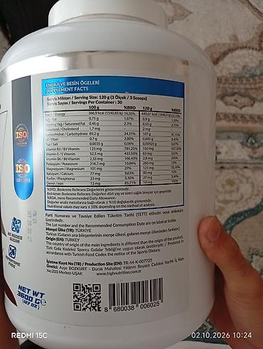 İdman və istirahət: Gainer Çəki: 3501 - 4000 g, Yeni — 3