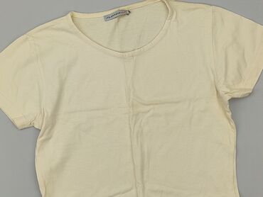 żółty t shirty damskie: T-shirt, S (EU 36), condition - Fair