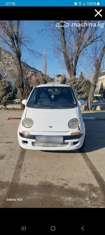 Daewoo: Daewoo Matiz: 2001 г., 0.8 л, Механика, Бензин, Универсал