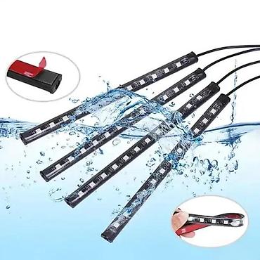 Auto delovi, gume i tjuning: Led dekorativna traka 4 stapa x 12 dioda - daljinski. Led dekorativna — 2