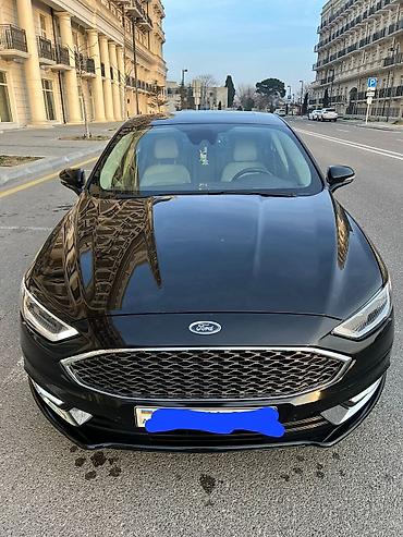 esp: Ford Fusion Platinum – qara rəng, sedan, yüksək komplektasiya. Əsas — 2