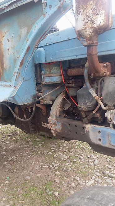 Traktorlar: Minsk MTZ-80 traktor - Rəng: göy - Kabinli, geniş görünüşlü ön şüşə — 8