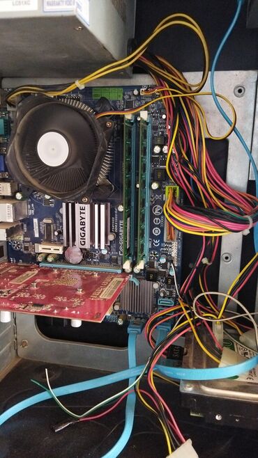 işlənmiş ehtiyat hissələri: Kompiyuter LG case DVD room 8gb ram 500gb yaddaş galaksi gf 9500 1gb