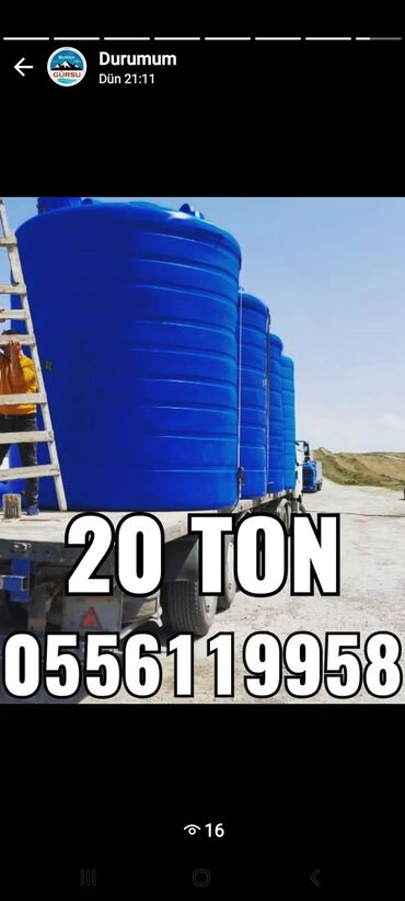 Baklar və çənlər: Bak, Plastik, 5000 l l, Yeni, Pulsuz çatdırılma — 20