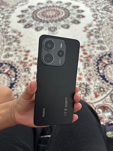 Мобильные телефоны: Redmi, Redmi Note 14, Б/у, 128 ГБ, цвет - Черный, 2 SIM — 1