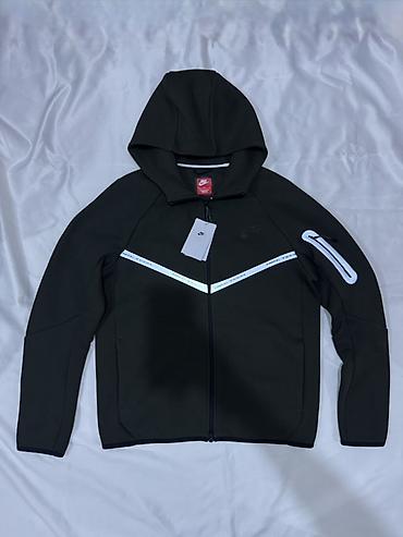 Мужская толстовка, M, Nike, Новый, цвет - Зеленый, Самовывоз