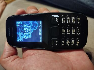 телефон fly 244: Nokia 105 4G, цвет - Черный, Кнопочный