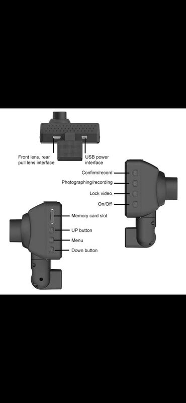 3 kamerali videoregistrator: Videoreqistratorlar, Yeni, 64 gb, Pulsuz çatdırılma