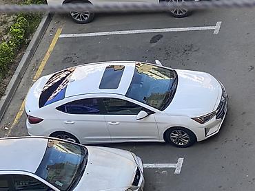 elantra diffuser: Hyundai Elantra sedan – ağ rəng, son nəsil (facelift) dizayn. Texniki — 1