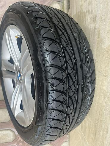 bmw sukanı: BMW orijinal yüngül lehimli disklər + şinlər dəsti R17 xaricdən gəlmə — 2