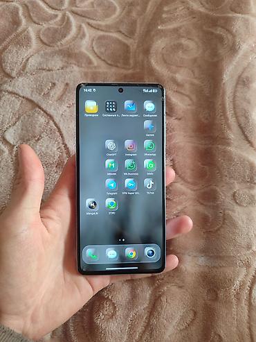 Мобильные телефоны и аксессуары: Redmi, Redmi Note 12 Pro 5G, Б/у, 256 ГБ, цвет - Голубой, 1 SIM, 2 SIM — 2