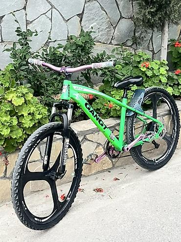 velosipedler: GANGT GT1.0 dağ velosipedi - Çərçivə: yüngül alyumini, parlaq yaşıl — 2