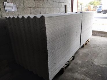 Шифер: Шифер, Асбестоцементный, 8 волновой, Кант ТШП, Б/у — 3