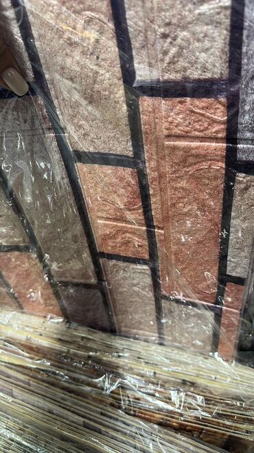 Самоклеящиеся обои: 3Д обои самоклеющиеся панели Размеры: 70*77 см ТВ Фон Кирпичная — 18