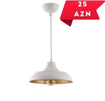 listurlar: Çılçıraq, 1 lampa, Metal