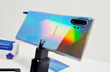 samsung note 101: Samsung Note 10 Plus, Б/у, 1 ТБ, цвет - Синий, 2 SIM