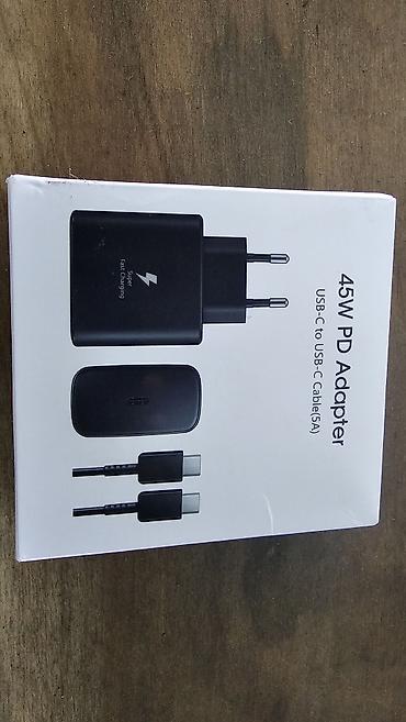 45W PD Adapter – USB-C to USB-C Cable (5A) - Güc: 45W Power Delivery