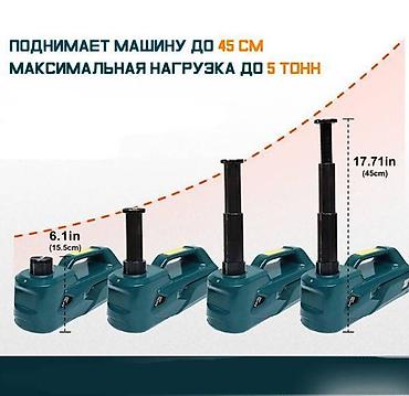 Инструменты для авто: Электрический Домкрат + Шуруповерт для колес Electric Jack 2 в 1 — 4