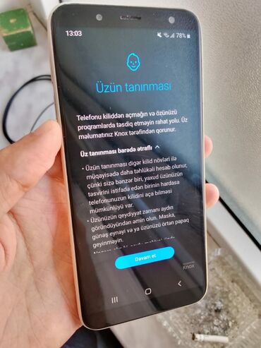 Samsung: Samsung Galaxy J6, 32 GB, Barmaq izi, Face ID