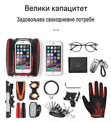 Dodaci za bicikl: Nova torbica sa nosačem za mobilni telefon za biciklu. Torbica je — 6