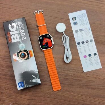 watch 8: Yeni, Smart saat, Apple, Аnti-lost, rəng - Narıncı