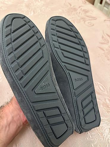 Мокасины и лоферы: BOSS kişi mokasinləri - Model: Klassik loafer/mokasin - Rəng: Tünd — 3