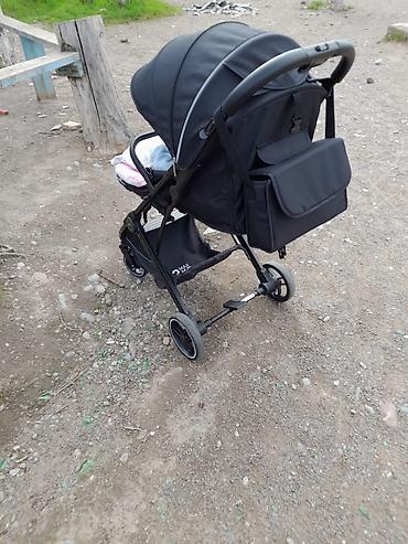 Коляски: Коляска, цвет - Черный, Б/у — 5