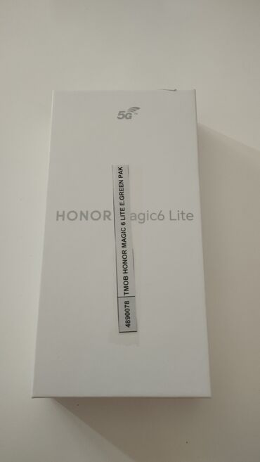 Honor: Honor Magic 6 Lite, 256 GB, color - Green, Guarantee, Fingerprint, Face ID