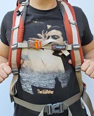 Sportske torbe i rančevi: Planinarski ranac Adventure 65L – crveno/crni - Zapremina: 65 litara — 19