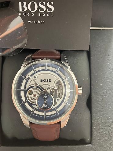 saat boss: İşlənmiş, Qol saatı, Hugo Boss, rəng - Gümüşü — 3