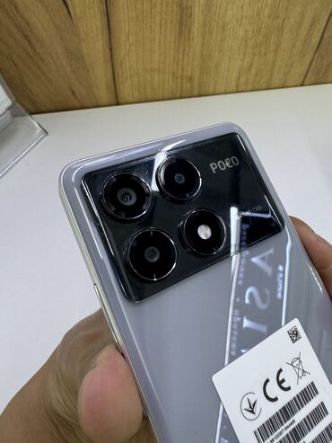 Poco: Poco X6 Pro 5G, Б/у, 512 ГБ, цвет - Серый, 2 SIM — 2
