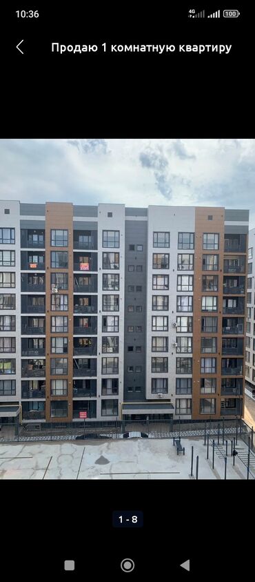 квартира на ночь восток 5: 1 комната, 43 м², Элитка, 6 этаж, Евроремонт