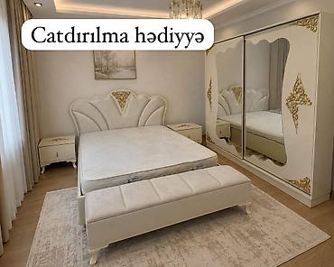 куплю кровать бу: ✅Yataq dəsti 550 azn catdirilma sadık Buneqedi*afa 1,60 /2 taxt — 1