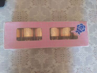 Stəkanlar: Stəkanlar, rəng - Sarı, Şüşə, 6 ədədli dəst — 2