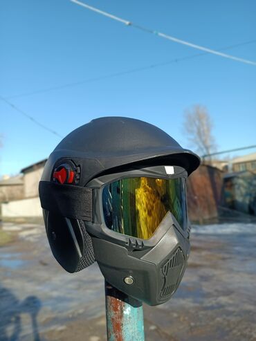 квадроцикла: Шлем для Скутера!!! Акция! Скидки! Шлем + маска! Выгодно! Дёшево! !