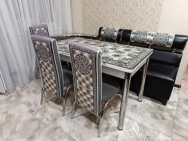 ailəvi çay evi: Mətbəx masa dəsti 4 stul ve divanı ilə birlikdə satılır 150m cüzi — 1