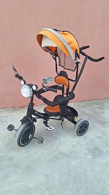 volta vs2: Uşaq üçün 3 təkərli velosiped, valideyn idarəetmə tutacağı ilə. Model — 4