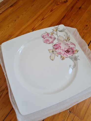 Nahar dəstləri və servizlər: Nahar dəsti, rəng - Ağ, Farfor, 6 nəfərlik, Türkiyə — 8