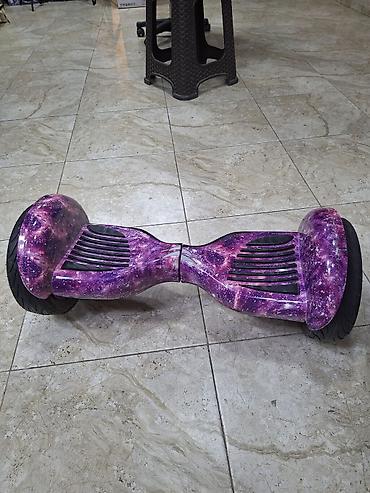 electro moto: Elektrik hoverboard (self-balancing skuter) – bənövşəyi “qalaktika” — 2