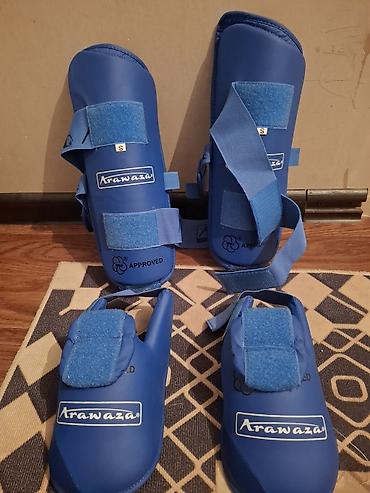 футы каратэ: Экипировка для каратэ Arawaza (синяя), одобренная WKF: - Набор — 5