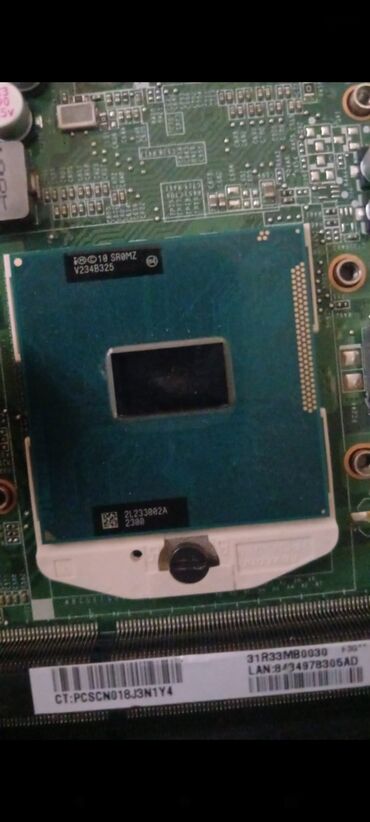 Ana platalar: Prosessor Intel Core i5 i5-3230M, 2-3 GHz, 4 nüvə, İşlənmiş