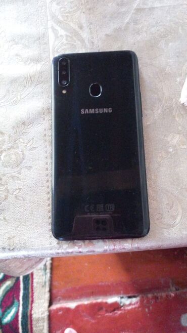 samsung galaxy s1: Samsung A20s, 64 GB, rəng - Qara, İki sim kartlı, Sensor, Barmaq izi