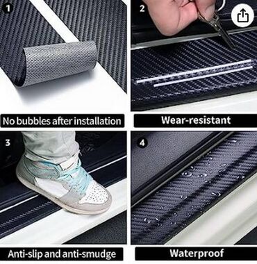 Tuning oprema: Stikeri za prag automobila - karbon TOYOTA Stikeri za prag automobila — 8